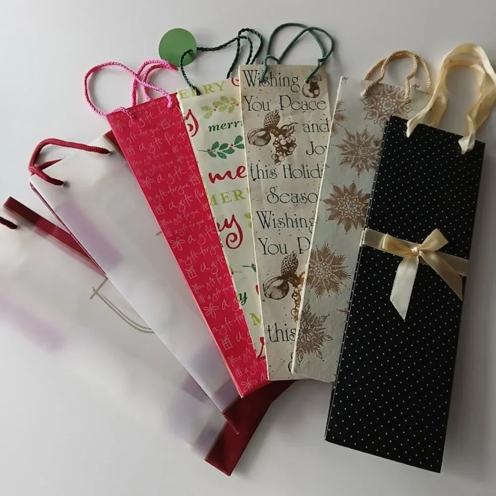 Christmas - Holiday Wine gift bags (7)